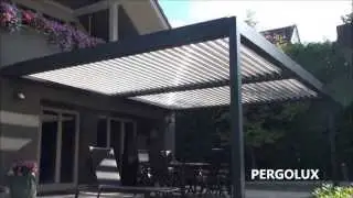 Outdoor living louvred pergola  B200 by PERGOLUX in HD