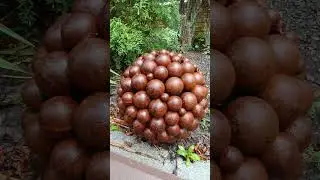 Pava Garden Boutique 🌐 #gardendecor #metalsculpture #ball  #idea #landscaping #art #rusty #metal