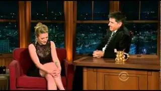 Scarlett Johansson @ Craig Ferguson   Awkward Pause