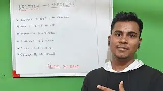 Decimal Masterclass: Convert,Add, Subtract, Multiply & Divide! #trending #decimals #fraction #tricks
