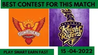 new fantasy app 2022 | earn money | best fantasy apps for ipl | SRH VS KKR Dream 11 Prediction |