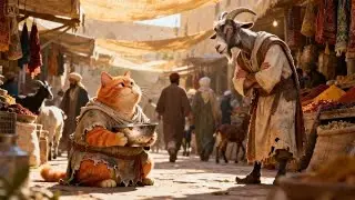 Desert Treasure of Chubby Cat and Tiger พากษ์ไทย Eng. sub#funny #cat#trending#cinematic #orangecat