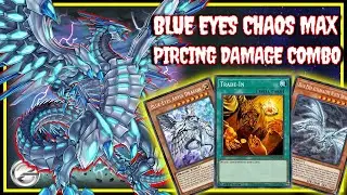 DESTROY DEFENSES! Blue-Eyes Chaos MAX Dragon with OP Piercing Damage! | Yu-Gi-Oh! Duel Links