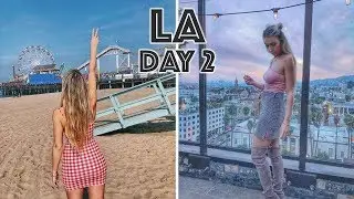 WE'RE MOVING TO HOLLYWOOD, LA VLOG DAY 2, WEST HOLLYWOOD ROOM TOUR & SANTA MONICA | Scarlett London