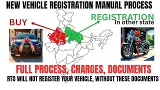 Other State New Vehicle RTO Registration in India | Full Process, Charges, Documents (Hindi)