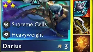How Broken is Silvermere Darius ⭐⭐⭐ 3 Star | 6 Heavyweight 4 Supreme Cells | TFT SET 15
