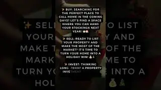🎄 3 Types of Real Estate Goals 🎁