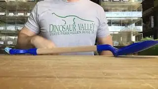 Kids Shovel | Wood Handle | Plastic Sand Beach Shovel | Sturdy | Video Review 2419 Blue