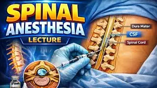 Spinal Anesthesia Lecture and Procedure #healthcare #anesthesia 