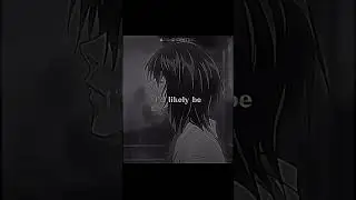 L quote | Death note quote #anime #edits #quotes #animequotes #deathnote #ldeathnote #lightyagami