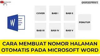 Cara Mudah Membuat Nomor Halaman Otomatis di Microsoft Word | Tutorial Word Pemula