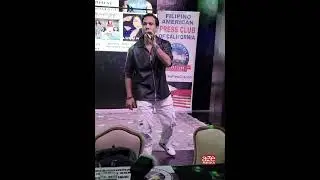 HONOR&Eacute; singing his original song Kaleidoscope in Los Angeles. 100624. #honore #pinoysinger #opmmusic