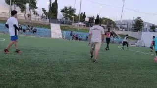 Aggressive game in the field Nepali football lovers