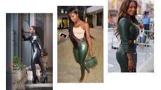 Beautiful Ebony Girls Leather Outfit Ideas For Every Type Of Events
