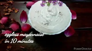 Eggless mayonnaise// Veg mayonnaise recipe// how to make eggless mayo recipe