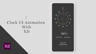 Compass Animation Design in Adobe xd (Wireframe/Mockup + Prototype )