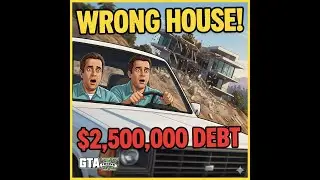 GTA 5 Mission#8:HE MADE A HUGE MISTAKE! 🏠🔥 Destroying the Wrong House in GTA 5  #gta5 #technogamerz