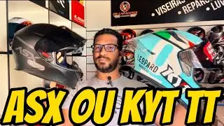 Capacete ASX & Capacete KYT TT CORSE (DETALHES) review