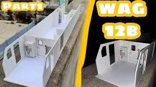(Part1)  How To Make Loco WAG 12B | Wag12 Engine | 1/28 scale | Engine model  | locomotive making