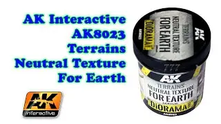 AK Interactive AK8023 Terrains Neutral Texture For Earth acrylic paste for diorama model kit