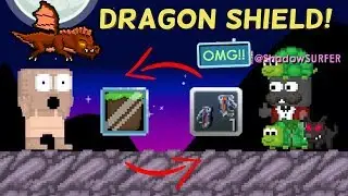 Selling DRAGON SHIELD for ONE DIRT!! | Growtopia