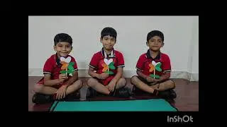Republic day craft #23/1/2026 by LKG- B kids 