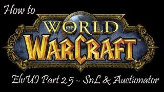 How to WoW - Addons and More - ElvUI Part 2.5 - SnL & Auctionator