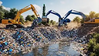 R&Aacute;C TỪ THƯỢNG NGUỒN_ BIệt đội m&aacute;y x&uacute;c bảo vệ tr&aacute;i đất P39