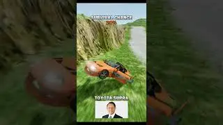 Only 1% Can Watch Till The End!🚗#CarVsTruck #CarBattle #AdrenalineRush #EpicCrash