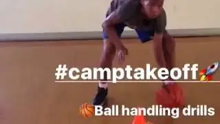 Camp Takeoff with coach Que jackson
