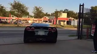 C6 Corvette - Take off with muffler delete