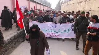 NC protest against BJP-PDP govt