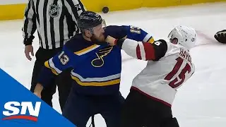 John Hayden & Kyle Clifford Drop The Gloves For Tussle After Hit Against Boards