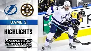 NHL Highlights | Second Round, Gm3 Lightning @ Bruins - Aug. 26, 2020