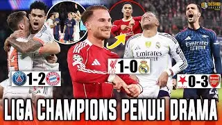 HASIL LIGA CHAMPION: LIVERPOOL SIKAT REAL MADRID - ARSENAL BANJIR REKOR - BAYERN MUNICH SIKAT PSG