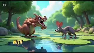 Flying, Failing&hellip; Splashing! 🐉💦 | Pond Adventure. #ai #video