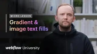 CSS text fills (same technique as Apple.com) — Micro lesson #17