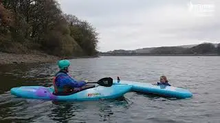 Kayak to stand up paddleboard rescue