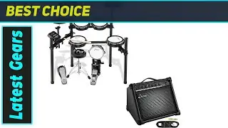 Donner DED-200: The Best Quiet Electric Drum Set Bundle for Home Practice!