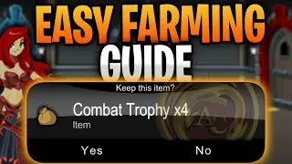 The BEST way to Farm Combat Trophies AQW ( Combat Trophy AQW )