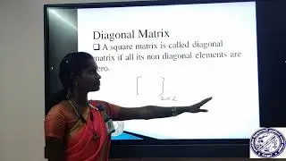 LECTURE ON MATRIX BY  MRS.N.MYTHILI (MATHEMATICS DEPARTMENT)