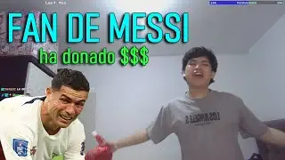 fan de CR7 se vuelve MESSILOVER en segundos...