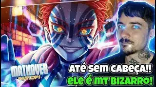 (O GOAT APENAS!) REAGINDO ao Mathover - Jutsushiki Tenkai (Akaza) | REACT // NaiReact