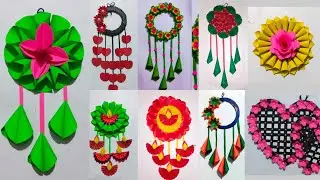 9 beautiful paper wall hanging/diy room/wall decor idea/card board craft idea