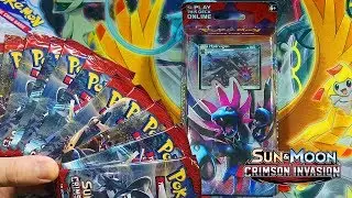 ТЕМАТИЧЕСКАЯ КОЛОДА POKEMON DESTRUCTION FANG + ОТКРЫТИЕ 12 ПАКЕТОВ CRIMSON INVASION!