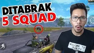 BERTAHAN DARI LIMA SQUAD - PUBG MOBILE INDONESIA