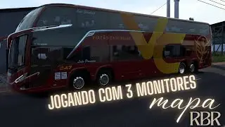 EURO TRUCK SIMULATOR 2-VIAÇÃO CANTORINE 3 MONITORES 32