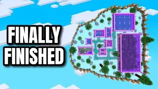 This Look Incredible | Let's Play Minecraft Skyblock Episode 9 (Java/Bedrock Server IP)