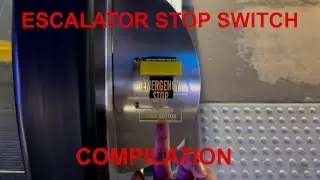 Escalator Stop Switch Buzzer & Beep Compilation!