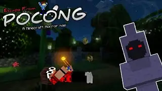 ХОРОРР КАРТА Escape From Pocong В МАЙНКРАФТ! (полное прохождение)